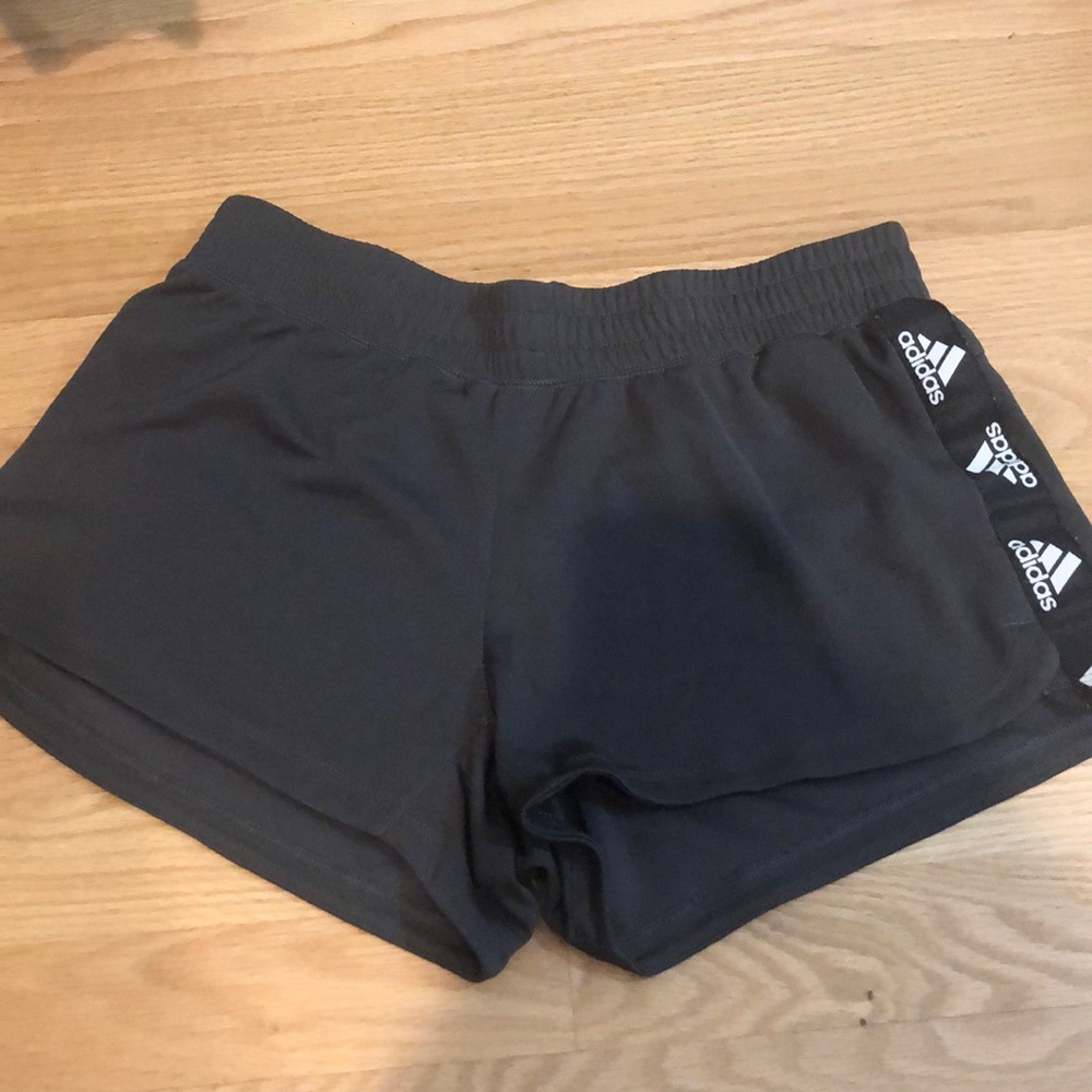 Gray Adidas shorts